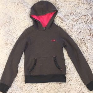 Kids pink and grey CHAMPION PULLOVER